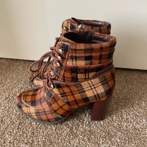 Antonio Milani pony hair boots size 6 worn once.